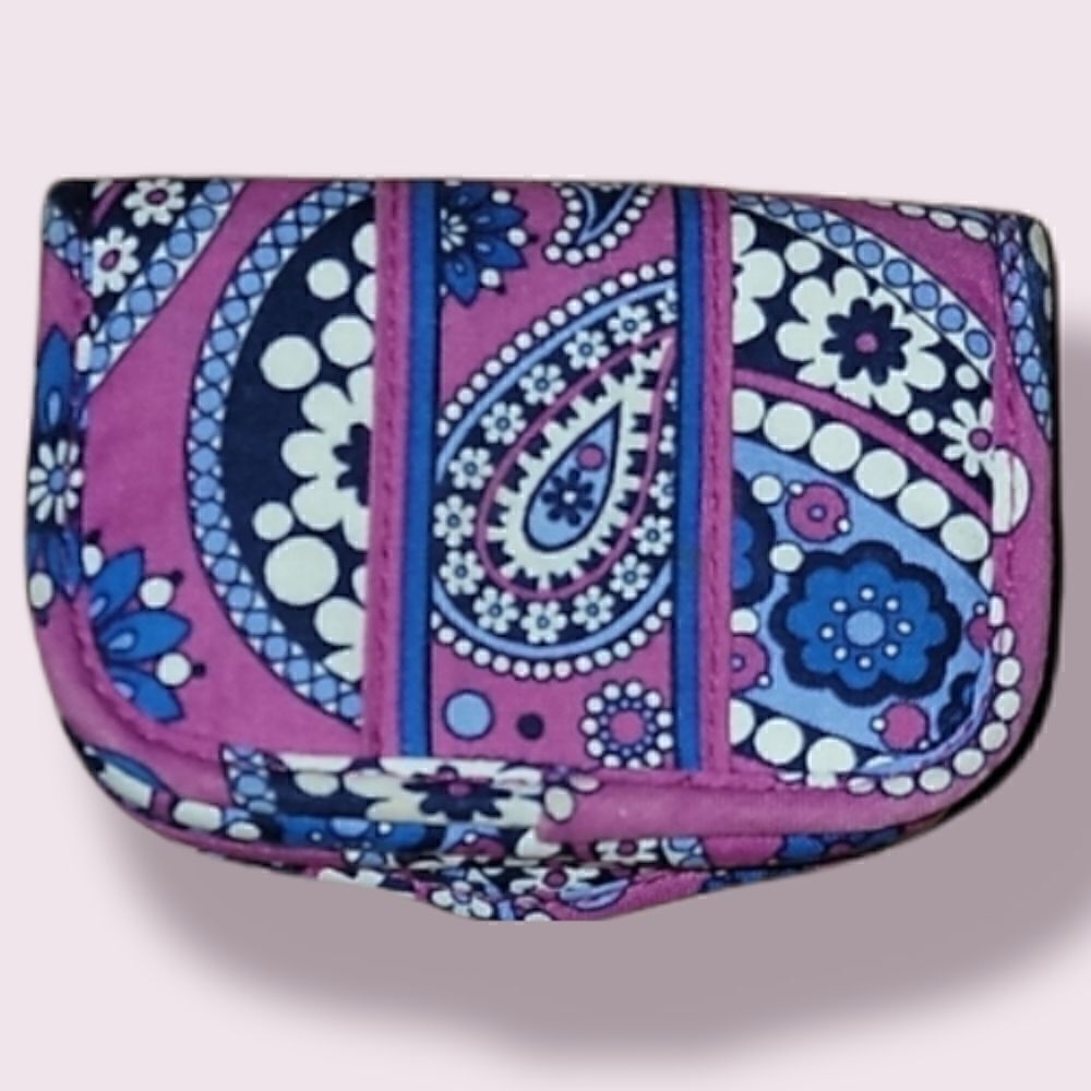 VERA BRADLEY BOYSENBERRY SMALL CARD WALLET